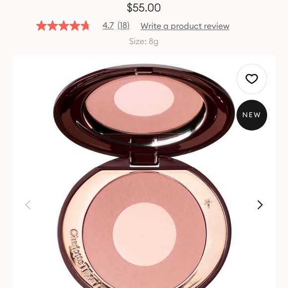 Charlotte Tilbury Blush in shade Pillow Talk - Picture 3 of 3